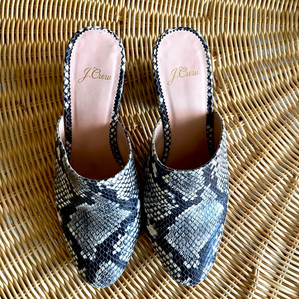 Python print J.Crew mules size 7